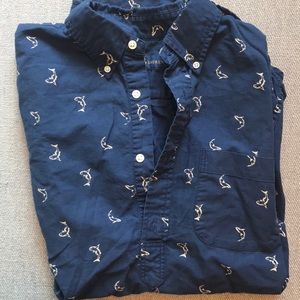 Men’s Polo Ralph Lauren casual half button size M